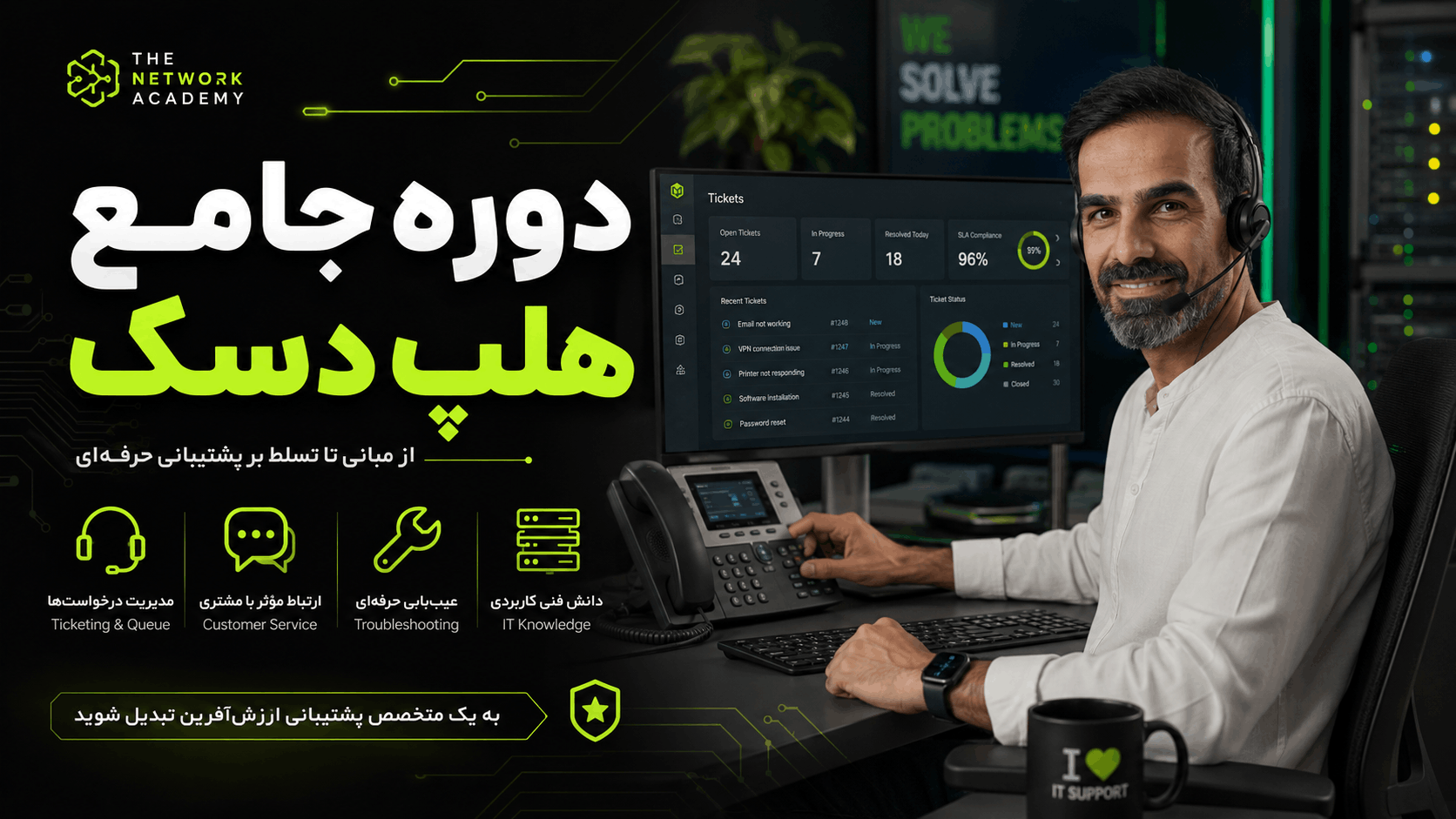 دوره جامع هلپ دسک